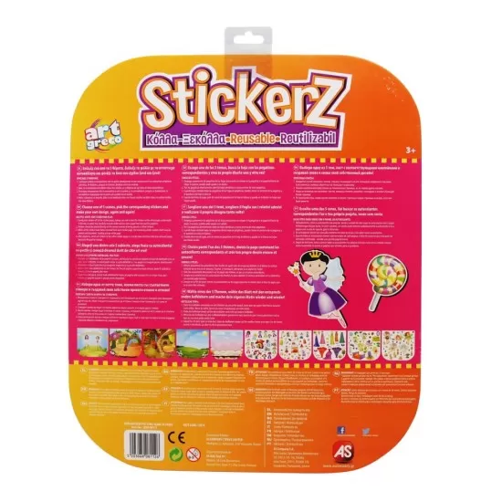 Set 150 de autocolante Stickerz reutilizabile cu zane Set 150 de autocolante Stickerz reutilizabile cu zane