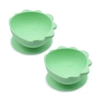 Set 2 castronele cu ventuza silicon Melii model dinozaur