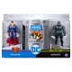Set 2 figurine flexibile Superman si Darkseid cu 6 accesorii