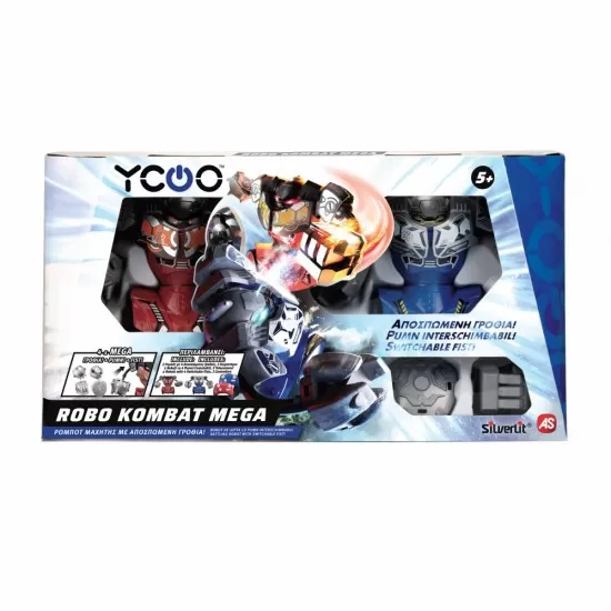 Set 2 roboti luptatori cu telecomanda Robo Kombat Mega Set 2 roboti luptatori cu telecomanda Robo Kombat Mega