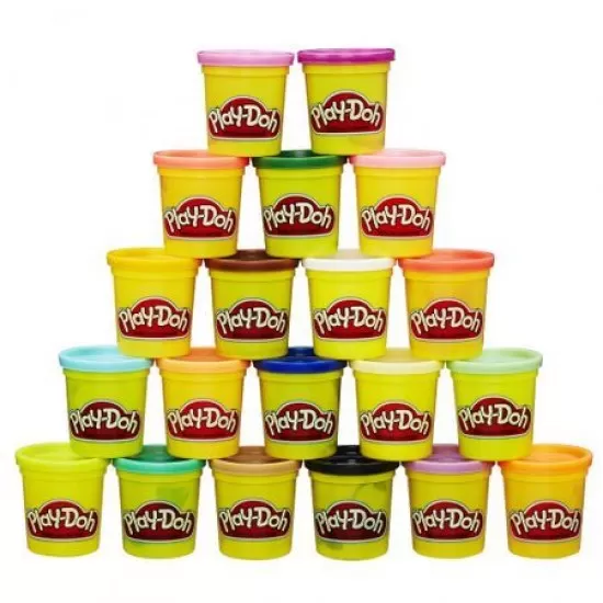 Set 20 cutii Play-Doh Culorile curcubeului Set 20 cutii Play-Doh Culorile curcubeului