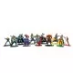 Set 20 de figurine metalice cu eroii DC si figurina Black Canary inclusa Set 20 de figurine metalice cu eroii DC si figurina Black Canary inclusa