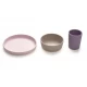 Set 3 recipiente silicon hrana bebe Melii - Purple Pink Grey Set 3 recipiente silicon hrana bebe Melii - Purple Pink Grey
