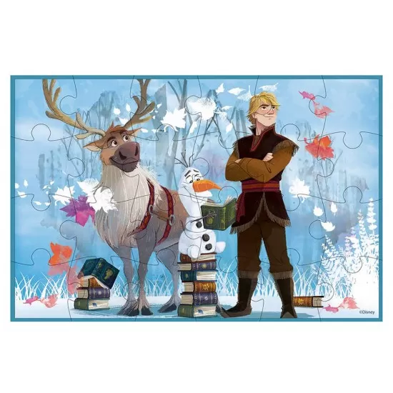 Set 4 puzzle-uri Frozen 2 din lemn Set 4 puzzle-uri Frozen 2 din lemn