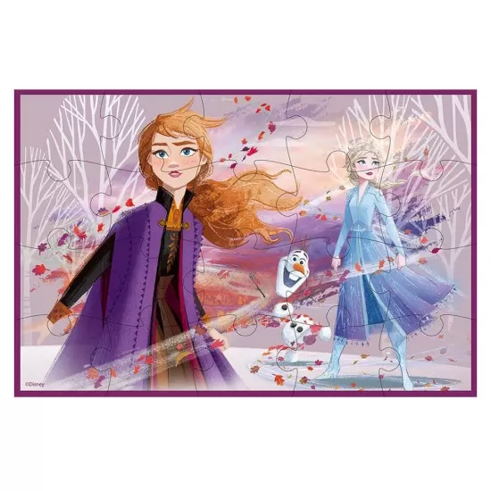 Set 4 puzzle-uri Frozen 2 din lemn Set 4 puzzle-uri Frozen 2 din lemn