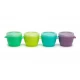 Set 4 recipiente silicon Snap and Go, Melii Set 4 recipiente silicon Snap and Go, Melii