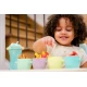 Set 4 recipiente silicon Snap and Go, Melii Set 4 recipiente silicon Snap and Go, Melii