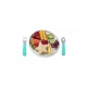 Set 4 tacamuri colorate, Melii, model Urs si Rechin Set 4 tacamuri colorate, Melii, model Urs si Rechin