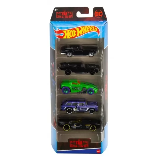 Set 5 masini Hot Wheels Batman Set 5 masini Hot Wheels Batman