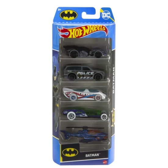 Set 5 masini Hot Wheels Batman Set 5 masini Hot Wheels Batman