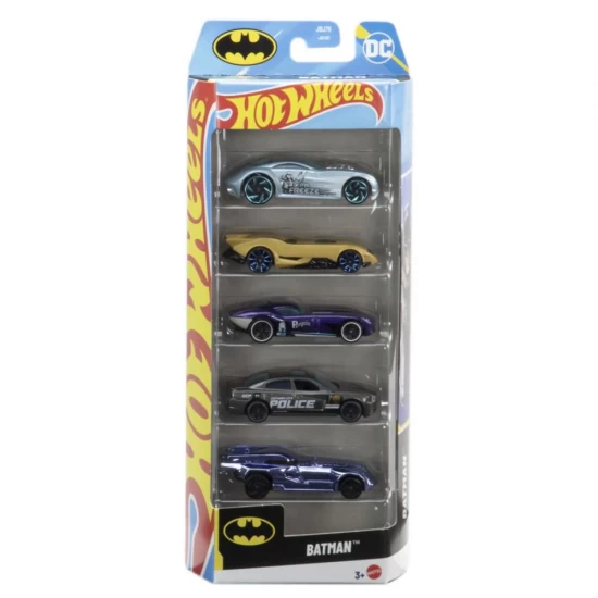 Set 5 masini Hot Wheels Batman Set 5 masini Hot Wheels Batman