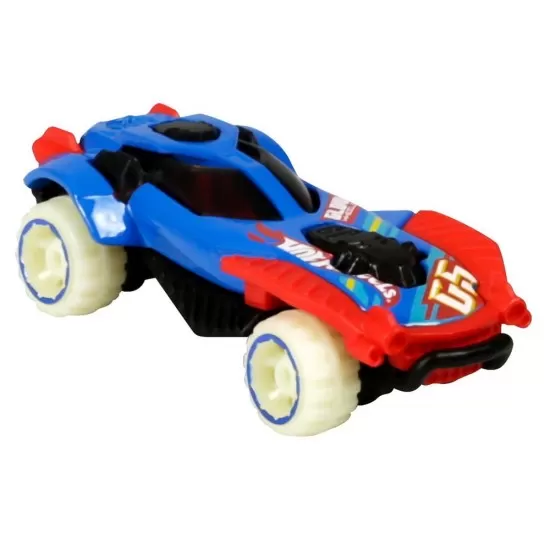 Set 5 masini Hot Wheels cu roti fluorescente