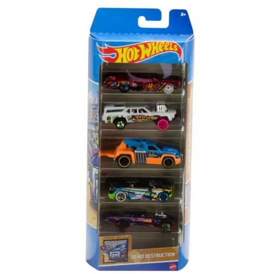 Set 5 masini Hot Wheels Demo Destruction Set 5 masini Hot Wheels Demo Destruction