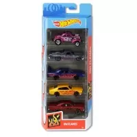 Set 5 masini Hot Wheels design cu flacari