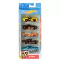 Set 5 masini Hot Wheels Flames