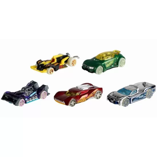 Set 5 masini Hot Wheels Glow Wheels Set 5 masini Hot Wheels Glow Wheels