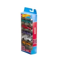 Set 5 masini Hot Wheels Nissan 