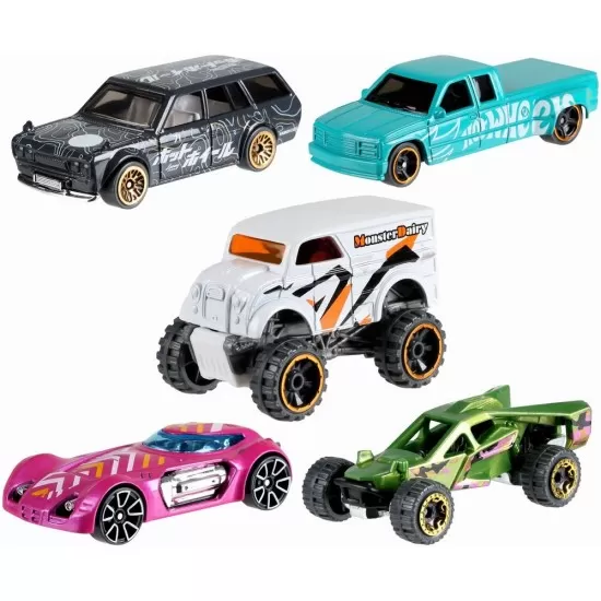 Set 5 masini Hot Wheels Speed Blur Set 5 masini Hot Wheels Speed Blur