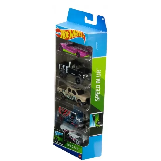 Set 5 masini Hot Wheels Speed Blur Set 5 masini Hot Wheels Speed Blur