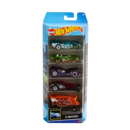 Set 5 masini Hot Wheels X-Raycers