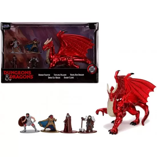 Set 5 Nano figurine din metal Dungeons Dragons 4 cm Set 5 Nano figurine din metal Dungeons Dragons 4 cm