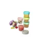 Set 6 recipiente sticla pentru hrana bebe Melii 118 ml Set 6 recipiente sticla pentru hrana bebe Melii 118 ml