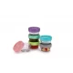 Set 6 recipiente sticla pentru hrana bebe Melii 59 ml
