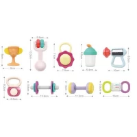 Set 9 jucarii gingivale Hola Toys