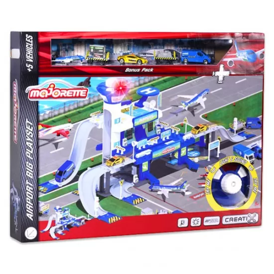 Set aeroport Majorette Creatix cu accesorii Set aeroport Majorette Creatix cu accesorii