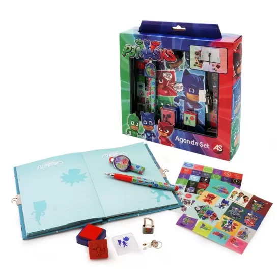 Set agenda si accesorii Eroi in Pijamale Set agenda si accesorii Eroi in Pijamale