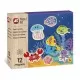 Joc magnetic de pescuit cu 12 piese din lemn Joc magnetic de pescuit cu 12 piese din lemn