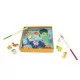 Joc magnetic de pescuit cu 12 piese din lemn Joc magnetic de pescuit cu 12 piese din lemn