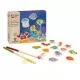 Joc magnetic de pescuit cu 12 piese din lemn Joc magnetic de pescuit cu 12 piese din lemn