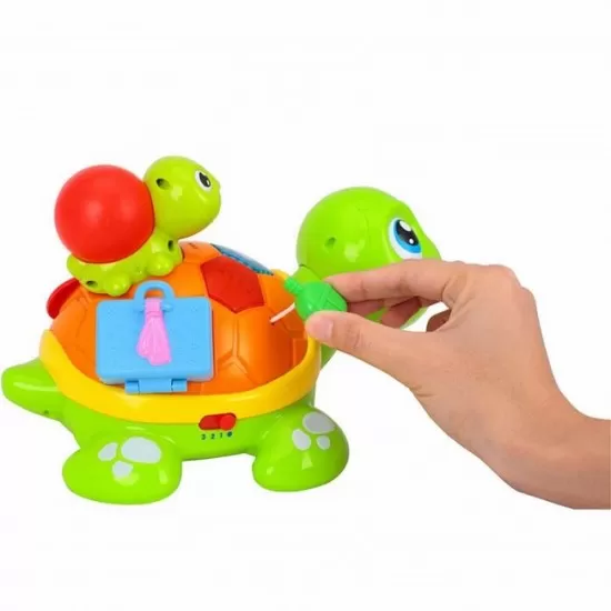 Set broscute testoase interactive cu lumini si sunete Set broscute testoase interactive cu lumini si sunete