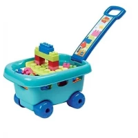 Set cuburi constructie in carucior Ecoiffier Abrick 30 piese