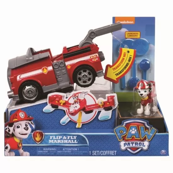 Set de joaca 2 in 1 Vehicul transformabil Marshall Flip and Fly Paw Patrol Set de joaca 2 in 1 Vehicul transformabil Marshall Flip and Fly Paw Patrol