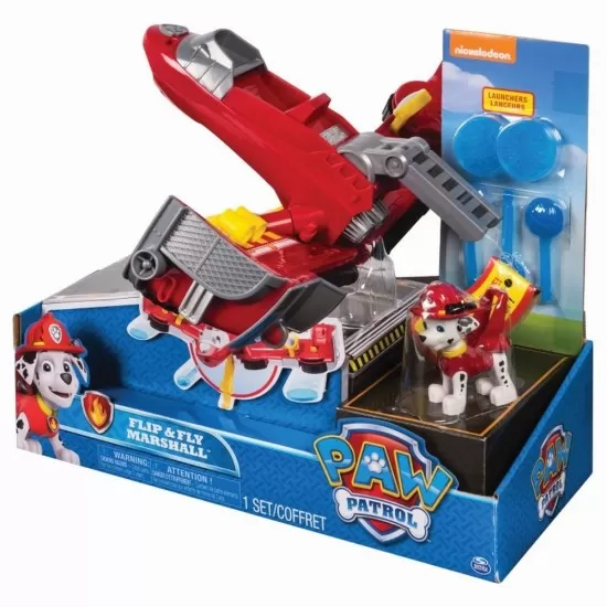 Set de joaca 2 in 1 Vehicul transformabil Marshall Flip and Fly Paw Patrol Set de joaca 2 in 1 Vehicul transformabil Marshall Flip and Fly Paw Patrol