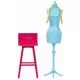 Set de joaca Barbie Mobilier Studio Moda