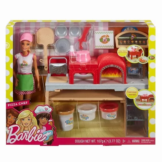 Papusa Barbie Pizza Chef cu accesorii Papusa Barbie Pizza Chef cu accesorii