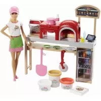 Papusa Barbie Pizza Chef cu accesorii