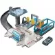 Set de joaca Cars - Centrul lui Rusteze Set de joaca Cars - Centrul lui Rusteze