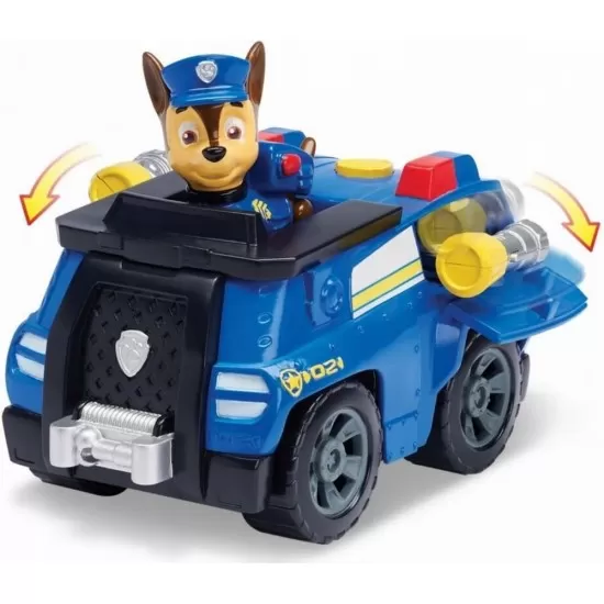 Set de joaca Chase cu masina de politie Patrula Catelusilor Set de joaca Chase cu masina de politie Patrula Catelusilor