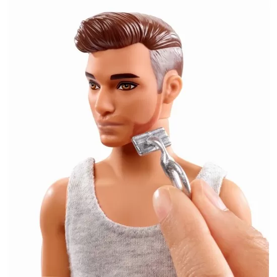 Set de joaca Barbie - Ken cu mobilier si accesorii baie