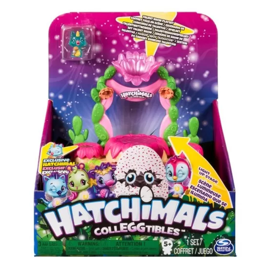 Set de joaca Hatchimals Talent Show cu lumini Set de joaca Hatchimals Talent Show cu lumini