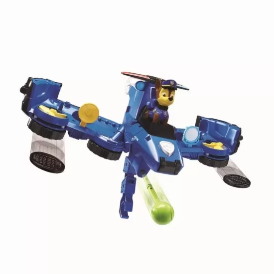 Set de joaca vehicul transformabil 2 in 1 Chase Flip and Fly Patrula Catelusilor Set de joaca vehicul transformabil 2 in 1 Chase Flip and Fly Patrula Catelusilor