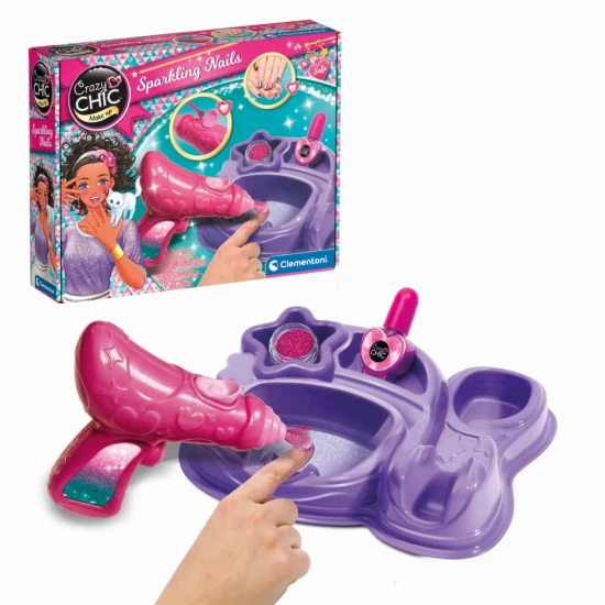 Set manichiura pentru fetite Crazy Chic Set manichiura pentru fetite Crazy Chic