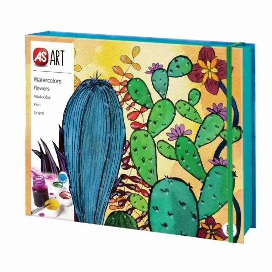 Set desen AS Art Acuarela Flori Set desen AS Art Acuarela Flori
