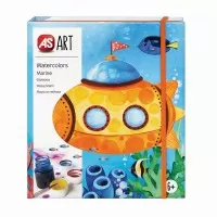 Set desen AS Art acuarela peisaj marin