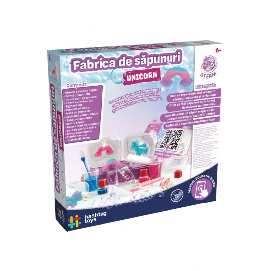 Set creativ, Fabrica de sapun unicorn, +6 ani