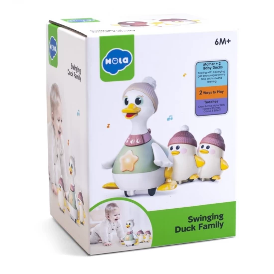 Jucarie interactiva bebelusi Hola Toys - Familia de ratuste Jucarie interactiva bebelusi Hola Toys - Familia de ratuste